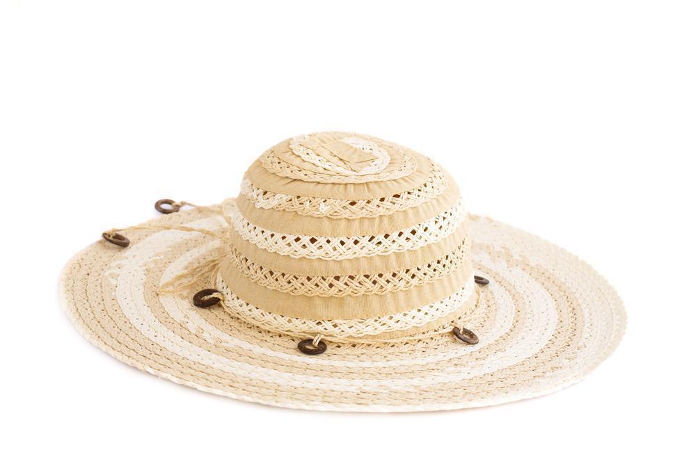 Women's Wide Brim Braided Sun Hat