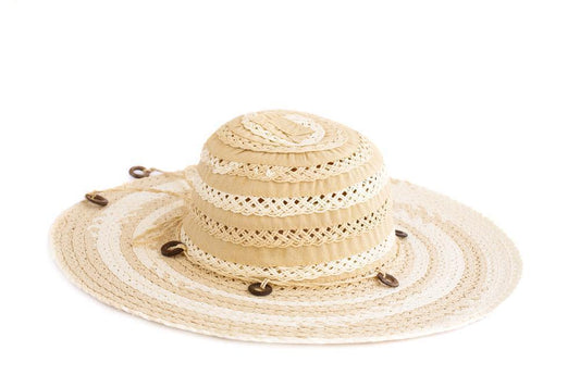 Women's Wide Brim Braided Sun Hat