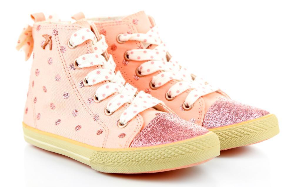 Pink High Top Sneaker